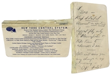 Franklin D. Roosevelt Autograph Note Signed ''FDR'' & Autograph Letter Signed to His Son